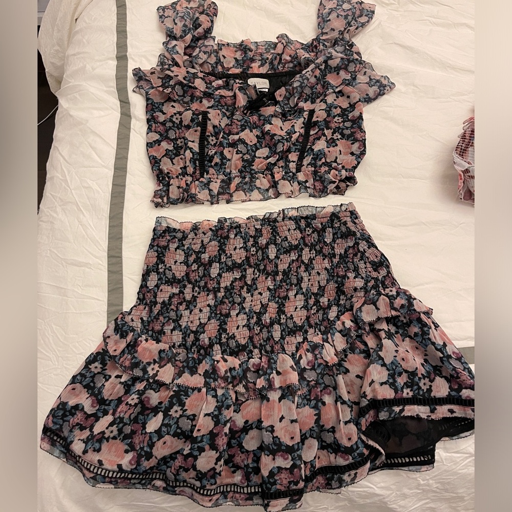 Saylor - two piece skirt/top set